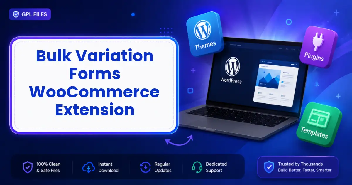 Bulk Variation Forms WooCommerce Extension