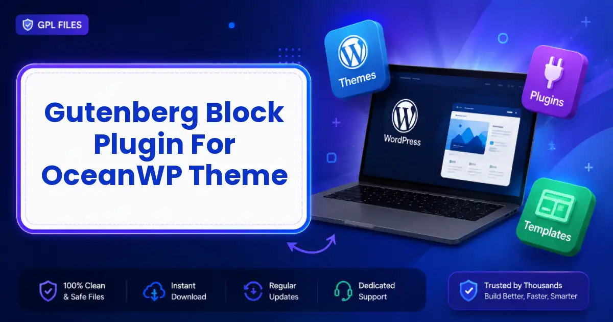 Gutenberg Block Plugin For OceanWP Theme - Official Release Preview