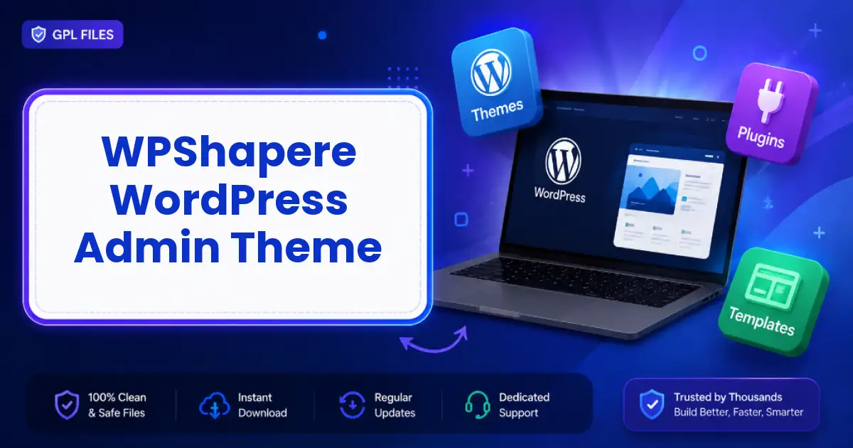 WPShapere WordPress Admin Theme